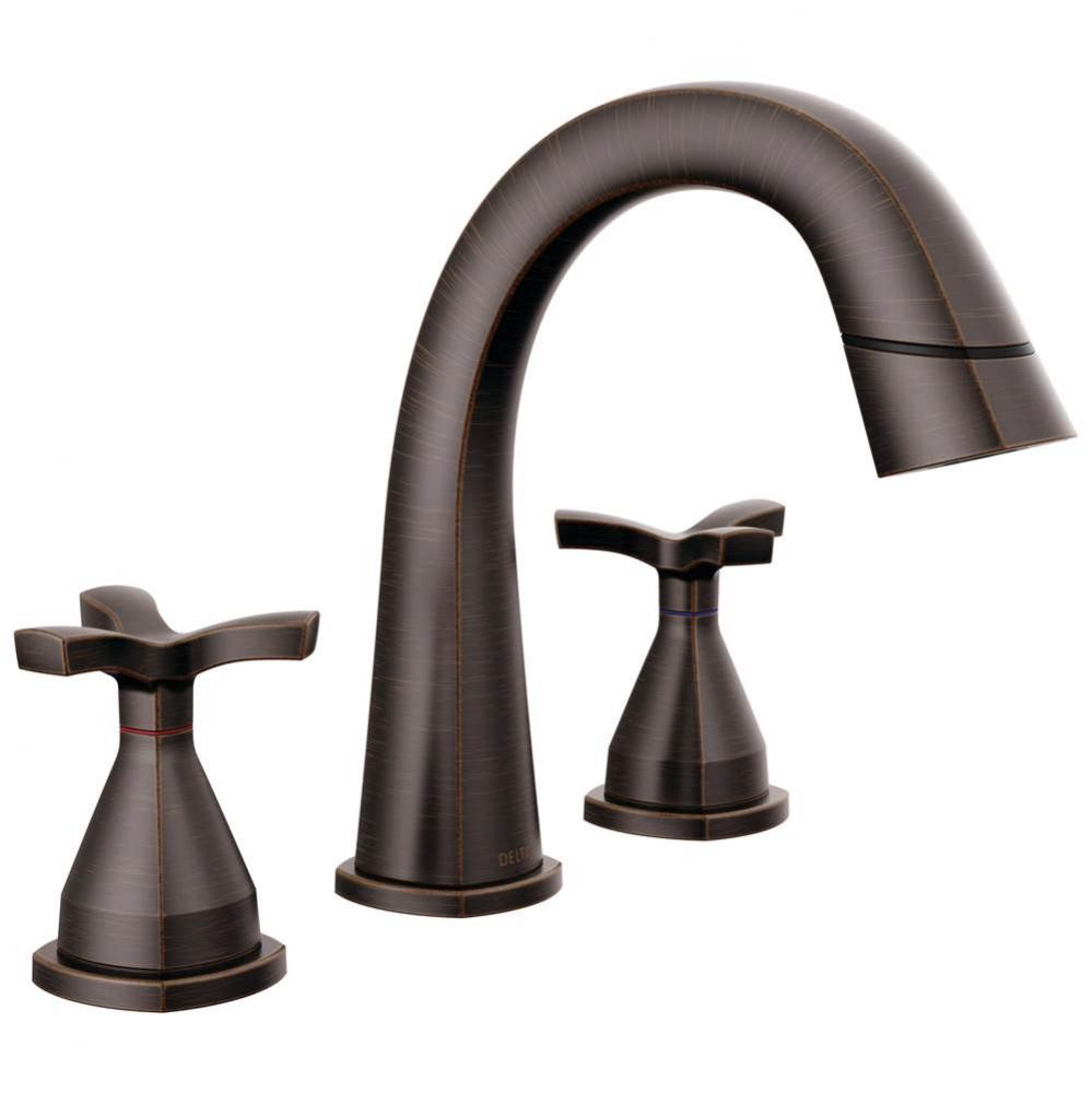 Stryke&#xae; Two Handle Widespread Pull Down Bathroom Faucet