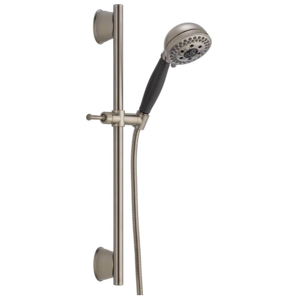 Universal Showering Components H2OKinetic&#xae;5-Setting Slide Bar Hand Shower