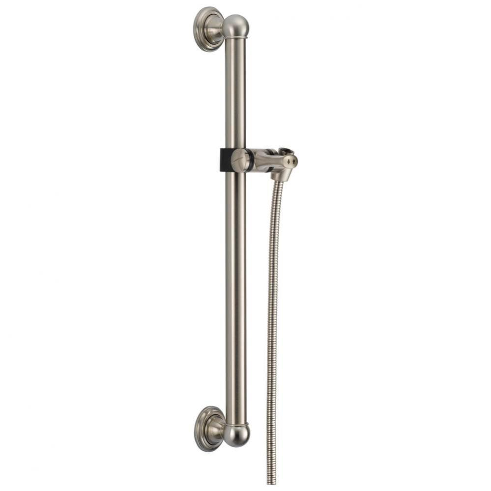 Universal Showering Components Adjustable Slide Bar / Grab Bar Assembly