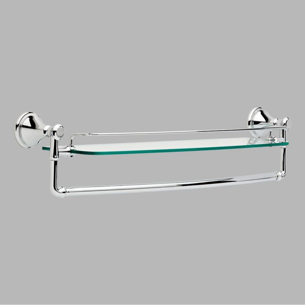 Delta Cassidy: 24&apos;&apos; Glass Shelf with Removable Bar