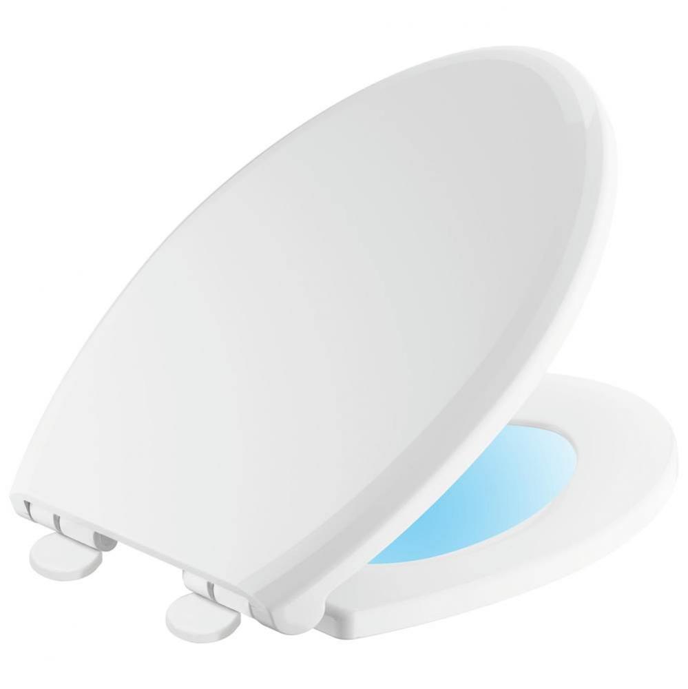 Sanborne&#xae; Elongated Slow-Close / Quick-Release Nightlight Seat