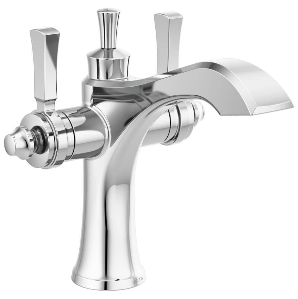 Dorval™ Two Handle Single Hole Monoblock Bathroom Faucet