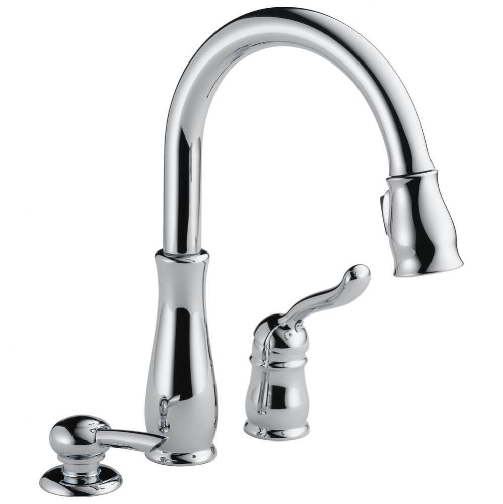 Leland&#xae; Single Handle Pull-Down Kitchen Faucet with Soap Dispenser