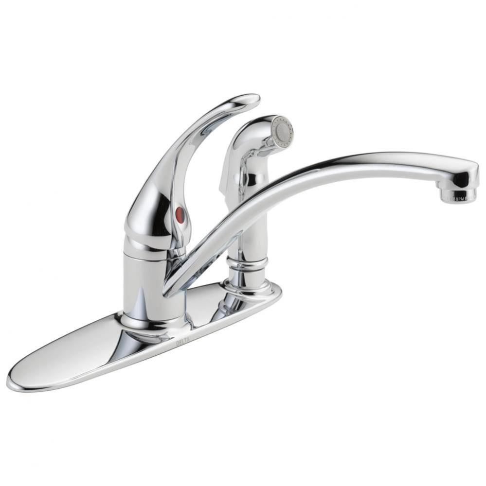 Foundations&#xae; Single Handle Kitchen Faucet with Integral Spray