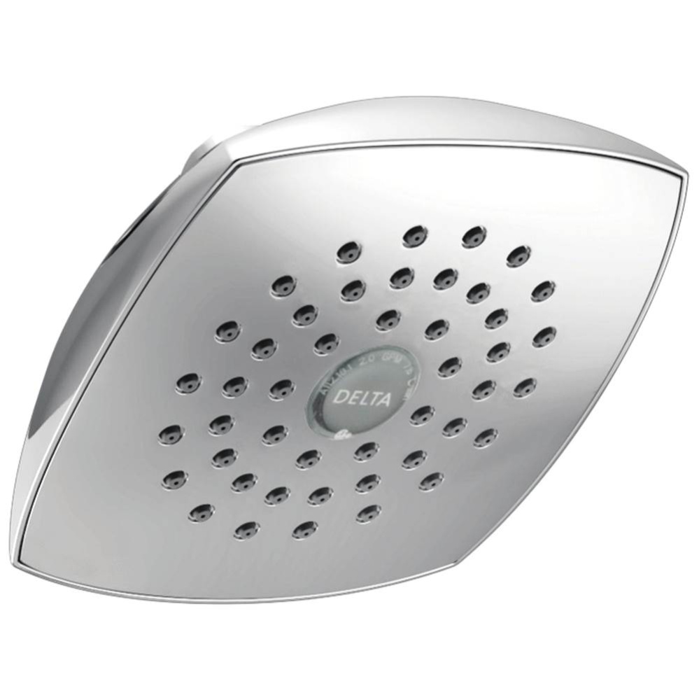 Universal Showering Components Touch-Clean Raincan Single-Setting Shower Head Champagne Bronze