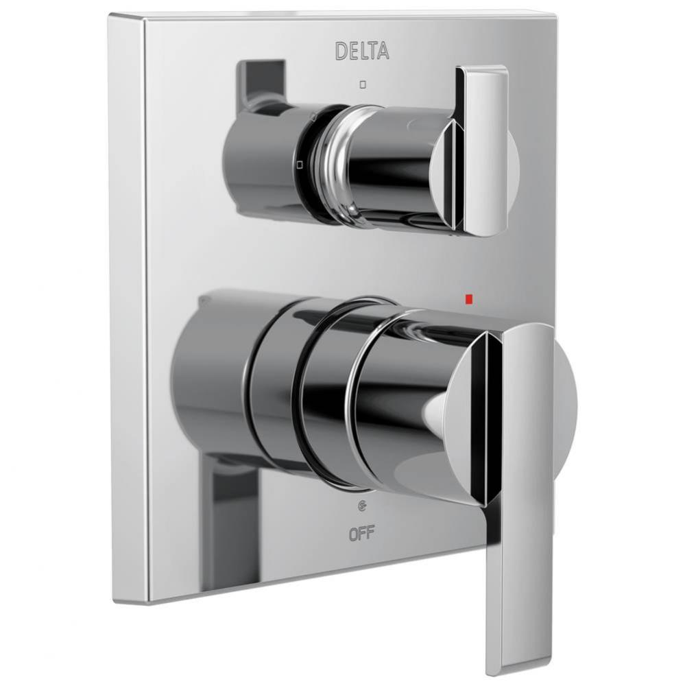 Ara&#xae; Angular Modern Monitor&#xae; 14 Series Valve Trim with 3-Setting Integrated Diverter