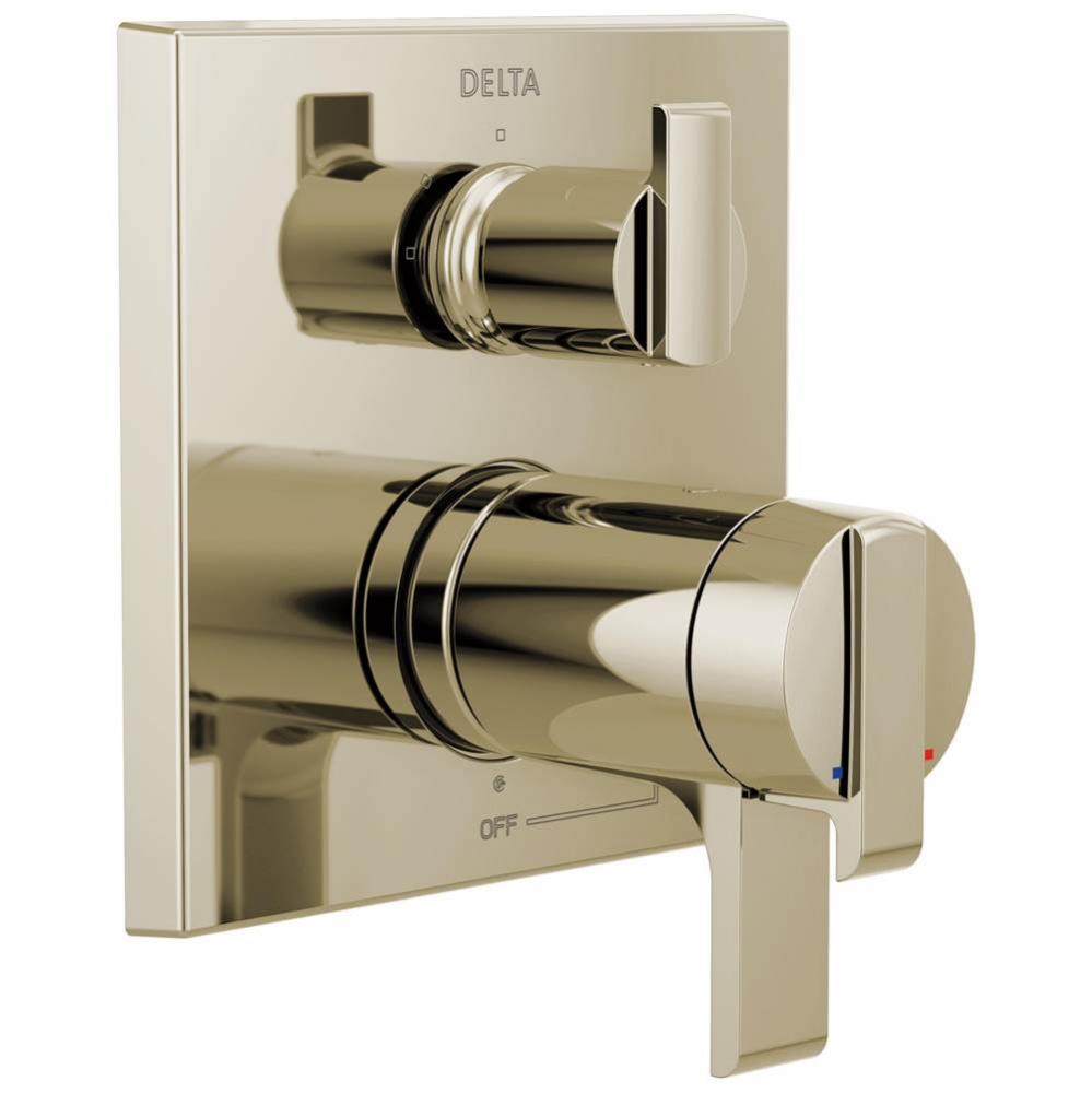 Ara&#xae; Angular Modern TempAssure&#xae; 17T Series Valve Trim with 3-Setting Integrated Diverter