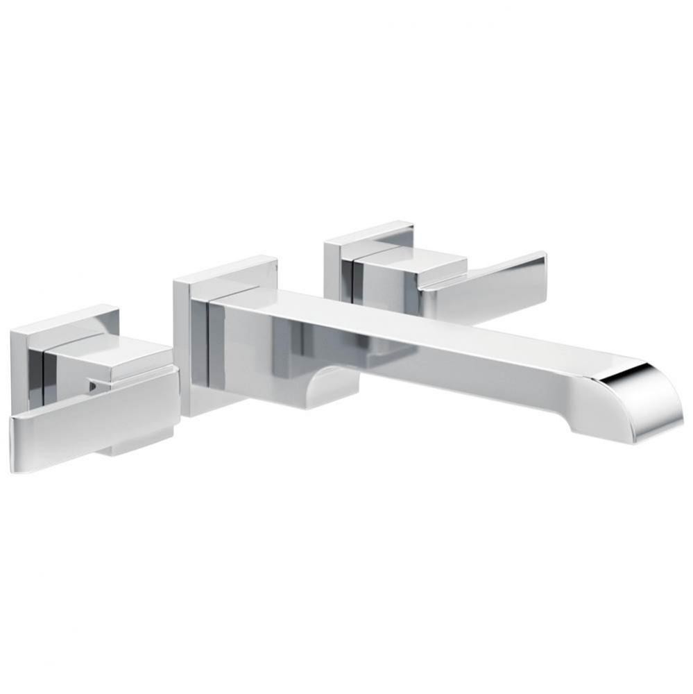 Ara&#xae; Two Handle Wall Mount Bathroom Faucet Trim