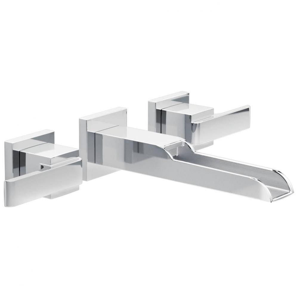 Ara&#xae; Two Handle Wall Mount Channel Bathroom Faucet Trim