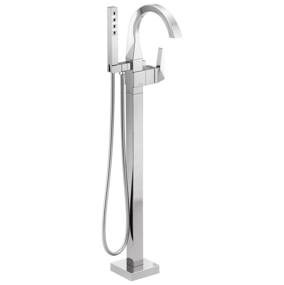 Trillian™ Single Handle Floor Mount Tub Filler Trim with Hand Shower