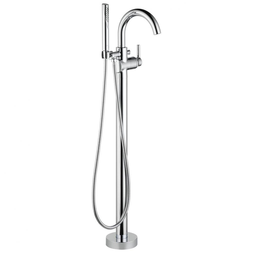 Trinsic&#xae; Single Handle Floor Mount Tub Filler Trim with Hand Shower