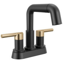 Delta Faucet 25849LF-GZPD - Nicoli™ Two Handle Centerset Pull-Down Bathroom Faucet
