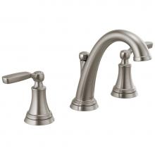 Delta Faucet 3532LF-SSMPU - Woodhurst™ Two Handle Widespread Bathroom Faucet