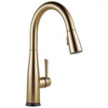 Delta Faucet 9113T-CZ-DST - Essa® Single Handle Pull-Down Kitchen Faucet with Touch2O® Technology