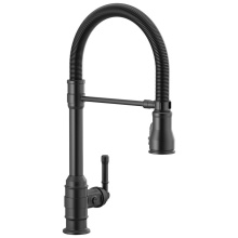 Delta Faucet 9690-BL-DST - Broderick™ Single Handle Pull-Down Kitchen Faucet With Spring Spout