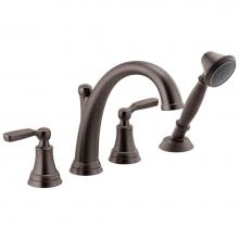 Delta Faucet T4732-RB - Woodhurst™ Roman Tub with Handshower Trim