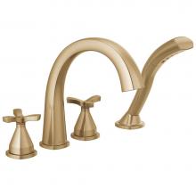 Delta Faucet T47776-CZ-PR - Stryke® Roman Tub Trim with Hand Shower