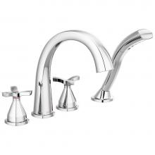 Delta Faucet T47776-PR - Stryke® Roman Tub Trim with Hand Shower