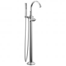 Delta Faucet T4788-PR-LHP-FL - Tetra™ Floor Mount Tub Filler Trim