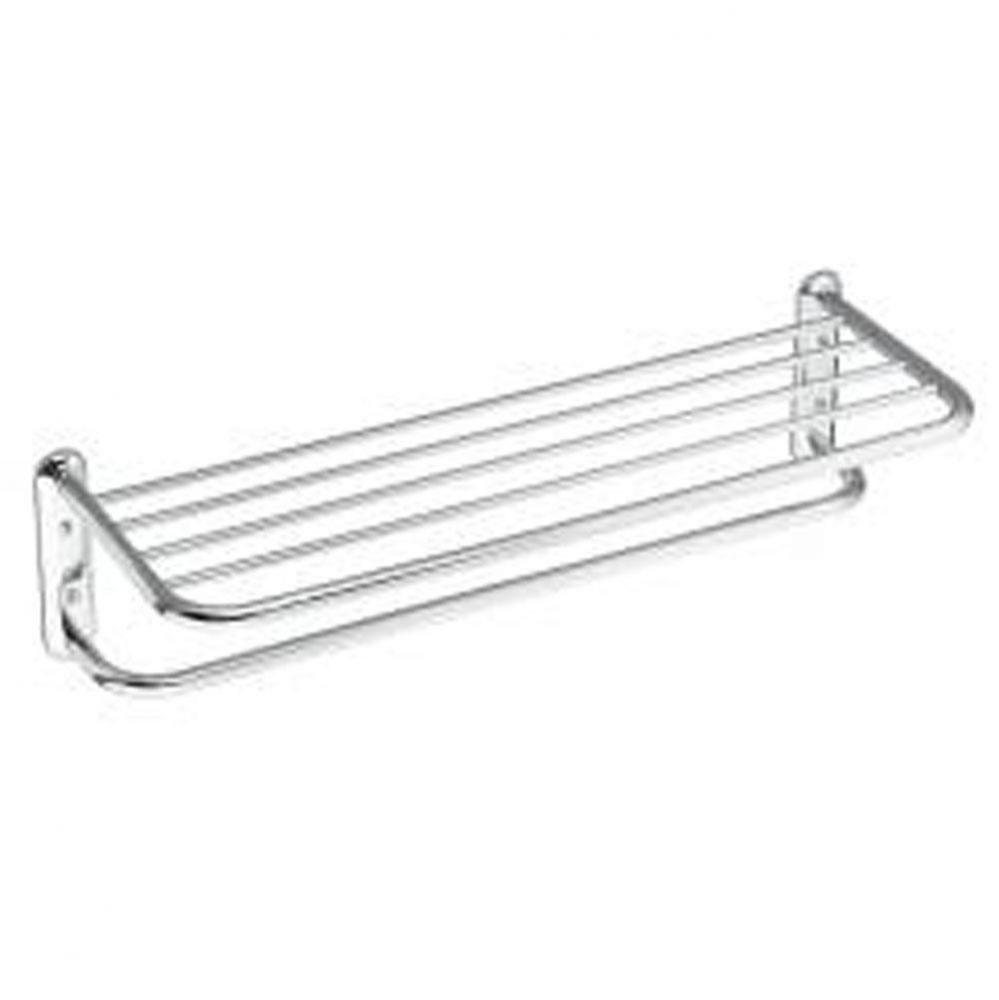 Chrome 18&apos;&apos; Towel Bar With Shelf