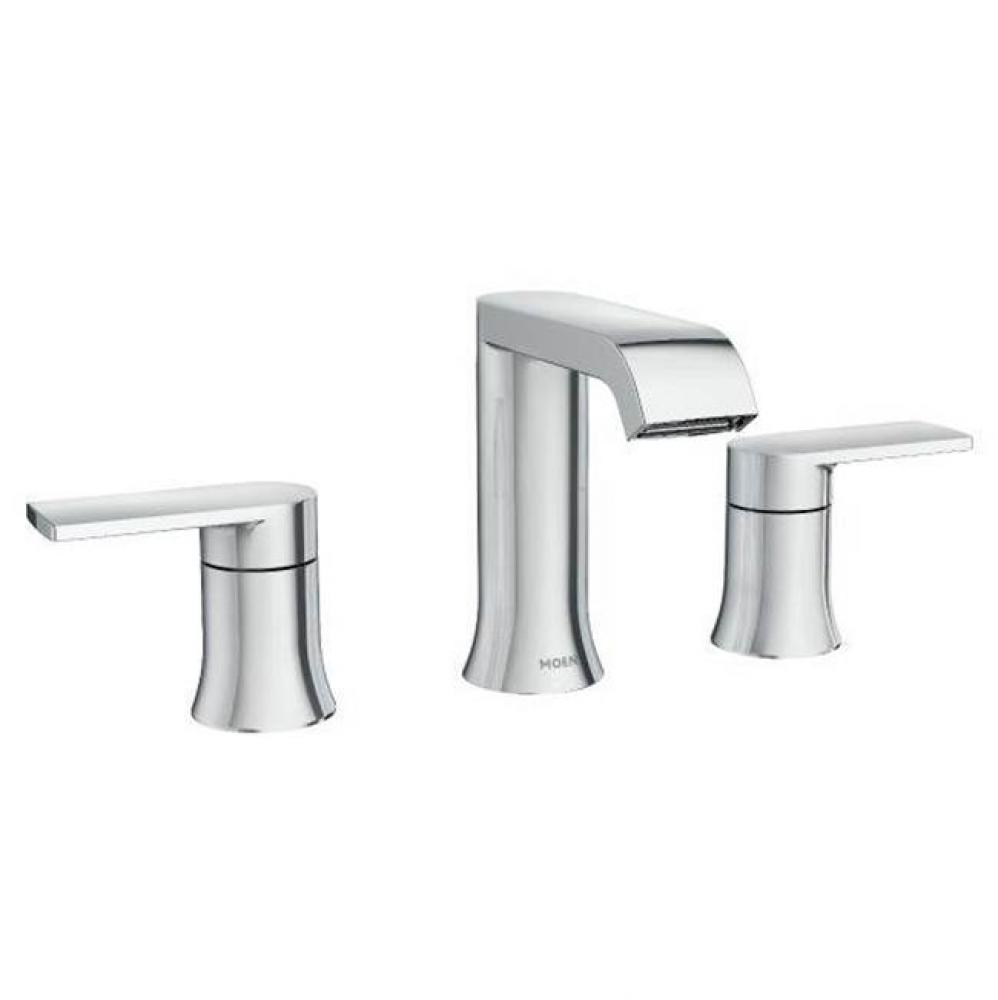 Genta Two-Handle Bathroom Faucet In Spot Resist Brushed Nickel