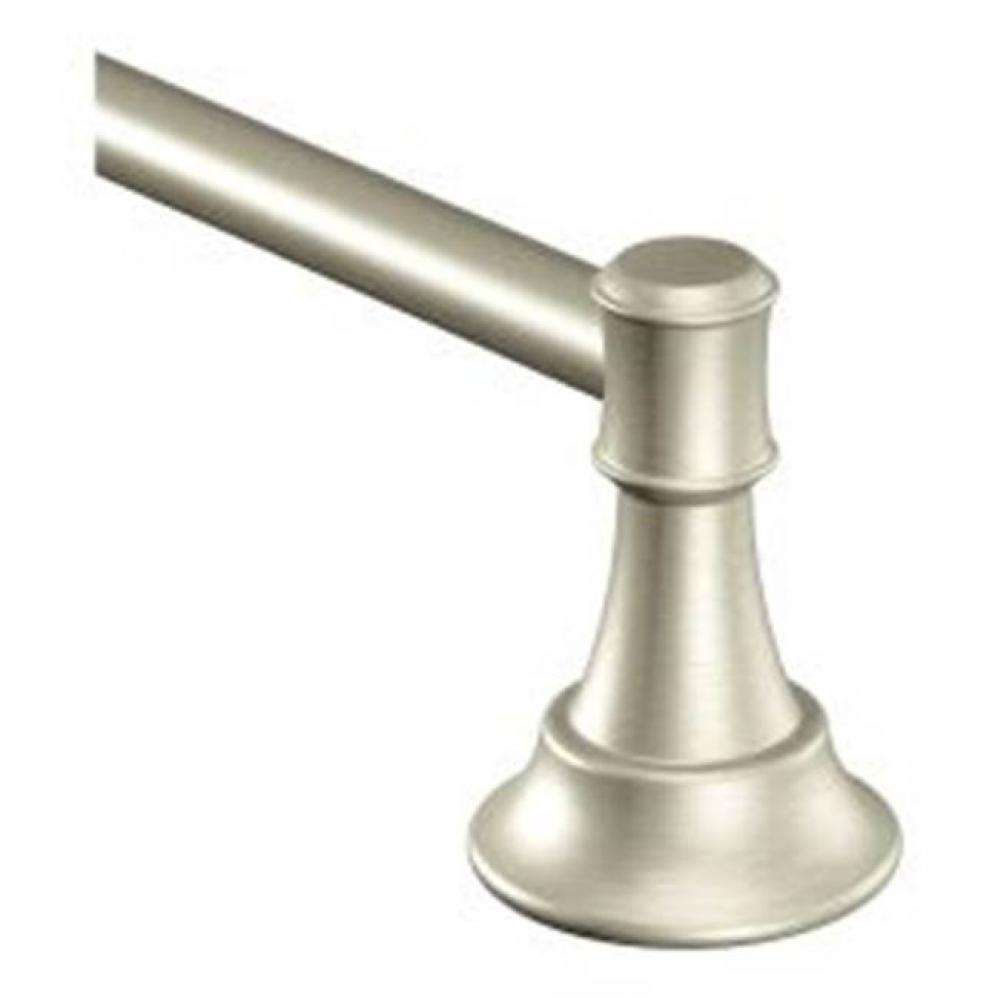 Brushed nickel 18&apos;&apos; towel bar