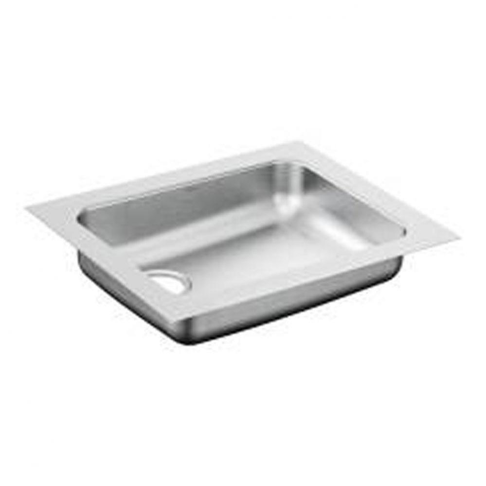 18&apos;&apos;x23&apos;&apos; stainless steel 18 gauge single bowl sink