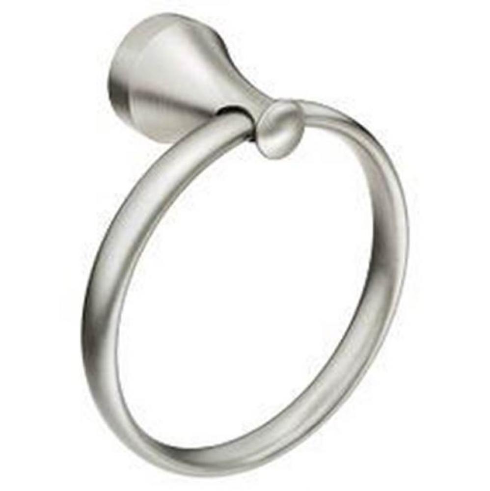 Spot Resist Brushed Nickel Towel Ring