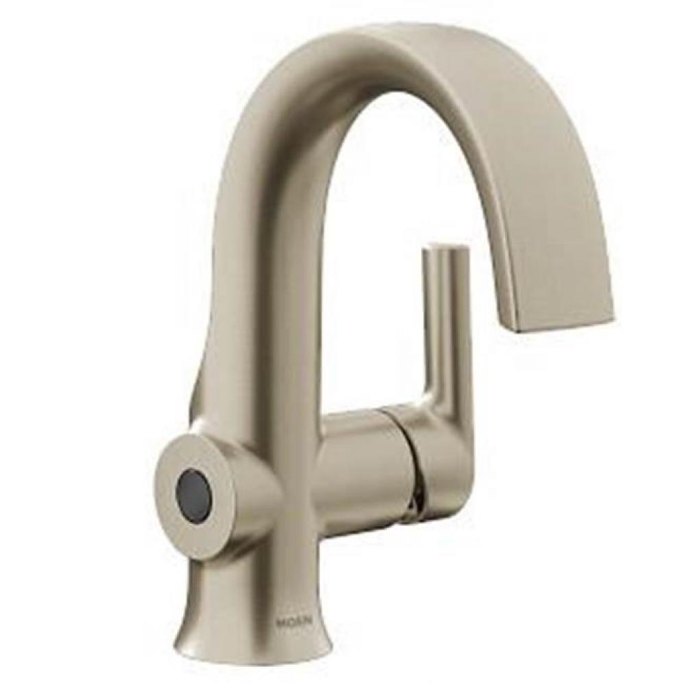 Brushed Nickel One-Handle Bathroom Faucet