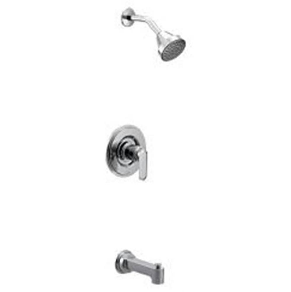 Chrome Posi-Temp(R) tub/shower