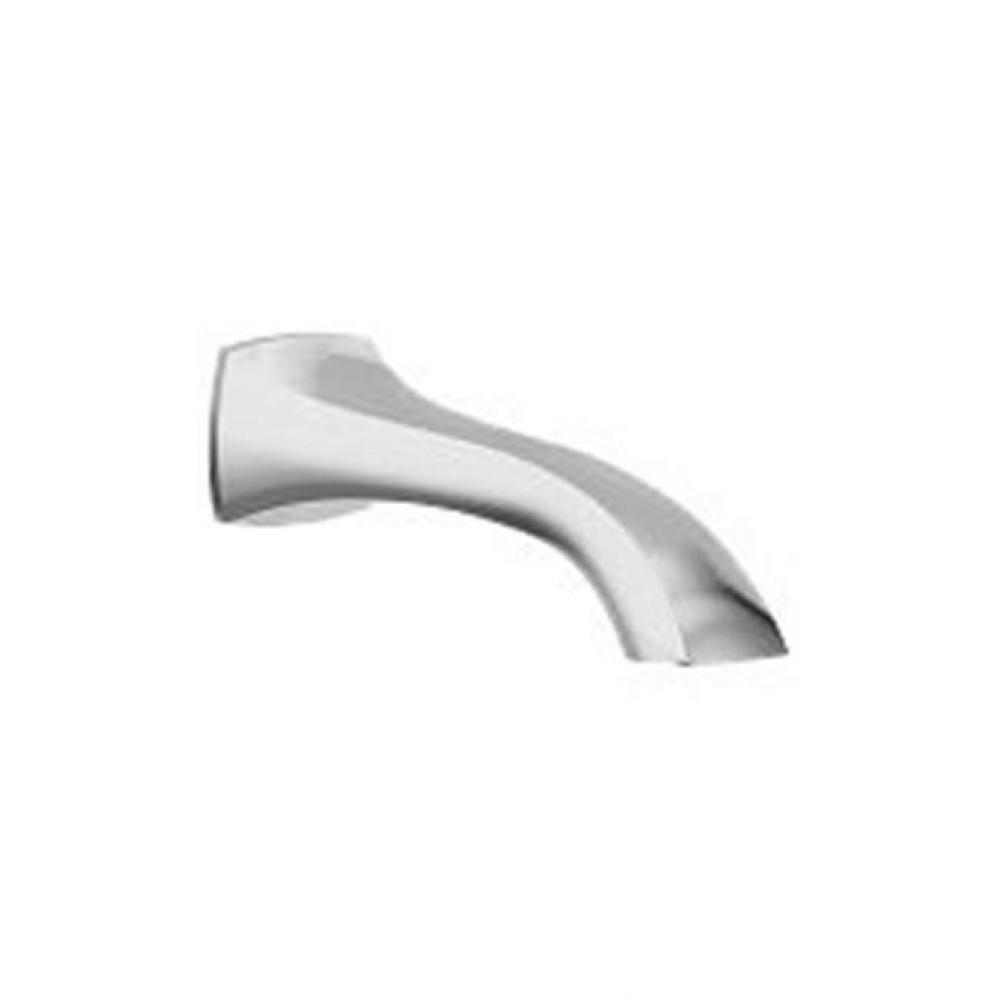 Chrome tub filler