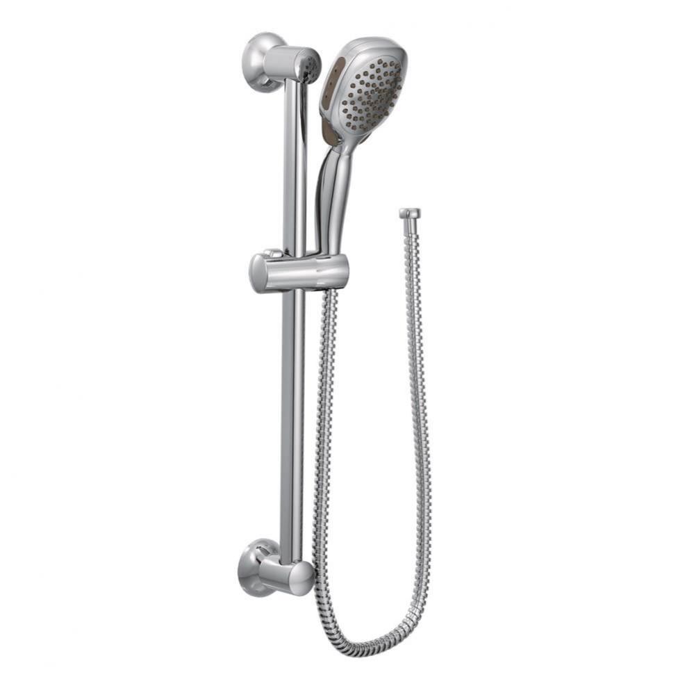 Twist Handheld Shower with Slide Bar, Chrome