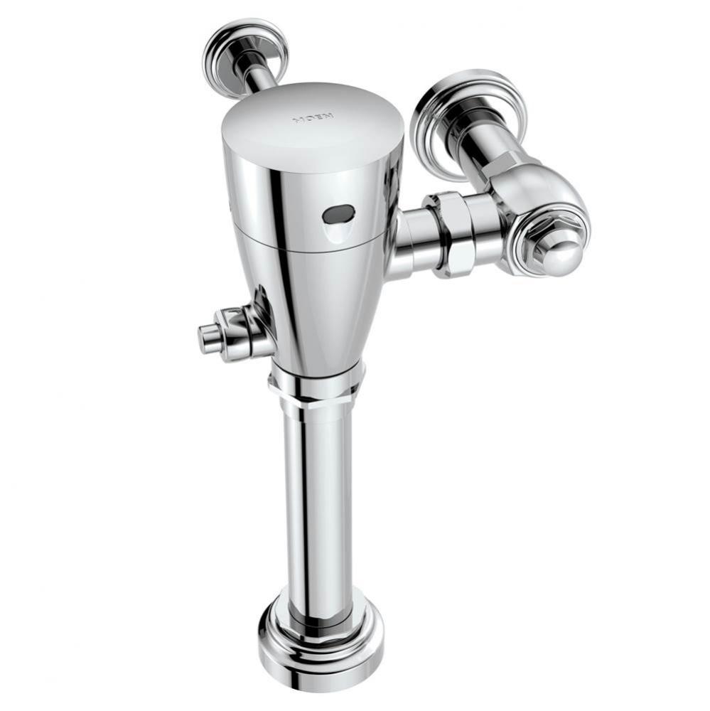 Chrome electronic flush valve 1 1/2&apos;&apos; water closet