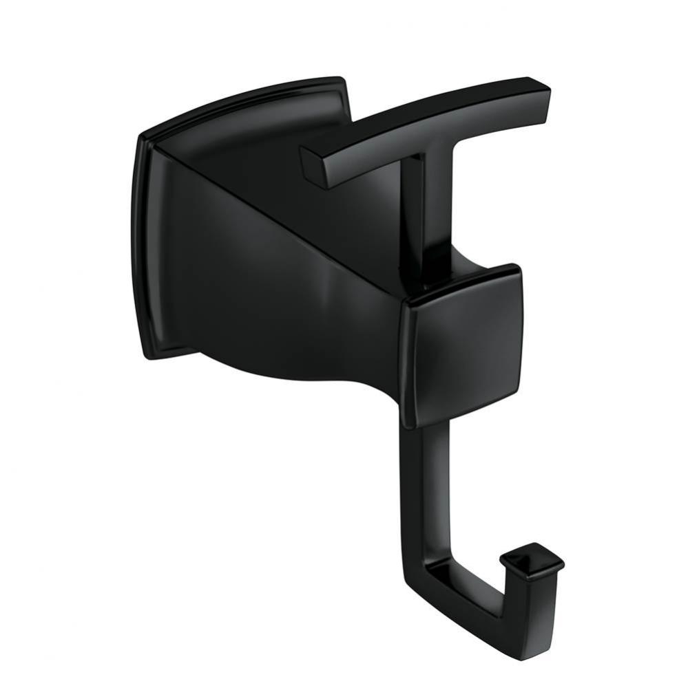 Matte Black Double Robe Hook