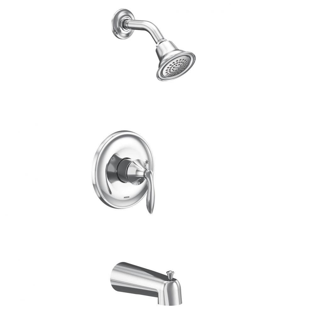 Eva M-CORE 2-Series Eco Performance 1-Handle Tub and Shower Trim Kit in Chrome (Valve Sold Separat