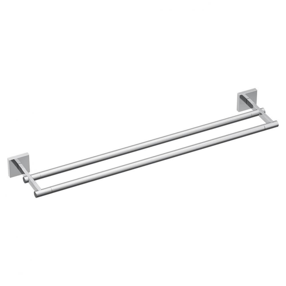 Chrome 24&apos;&apos; Double Towel Bar