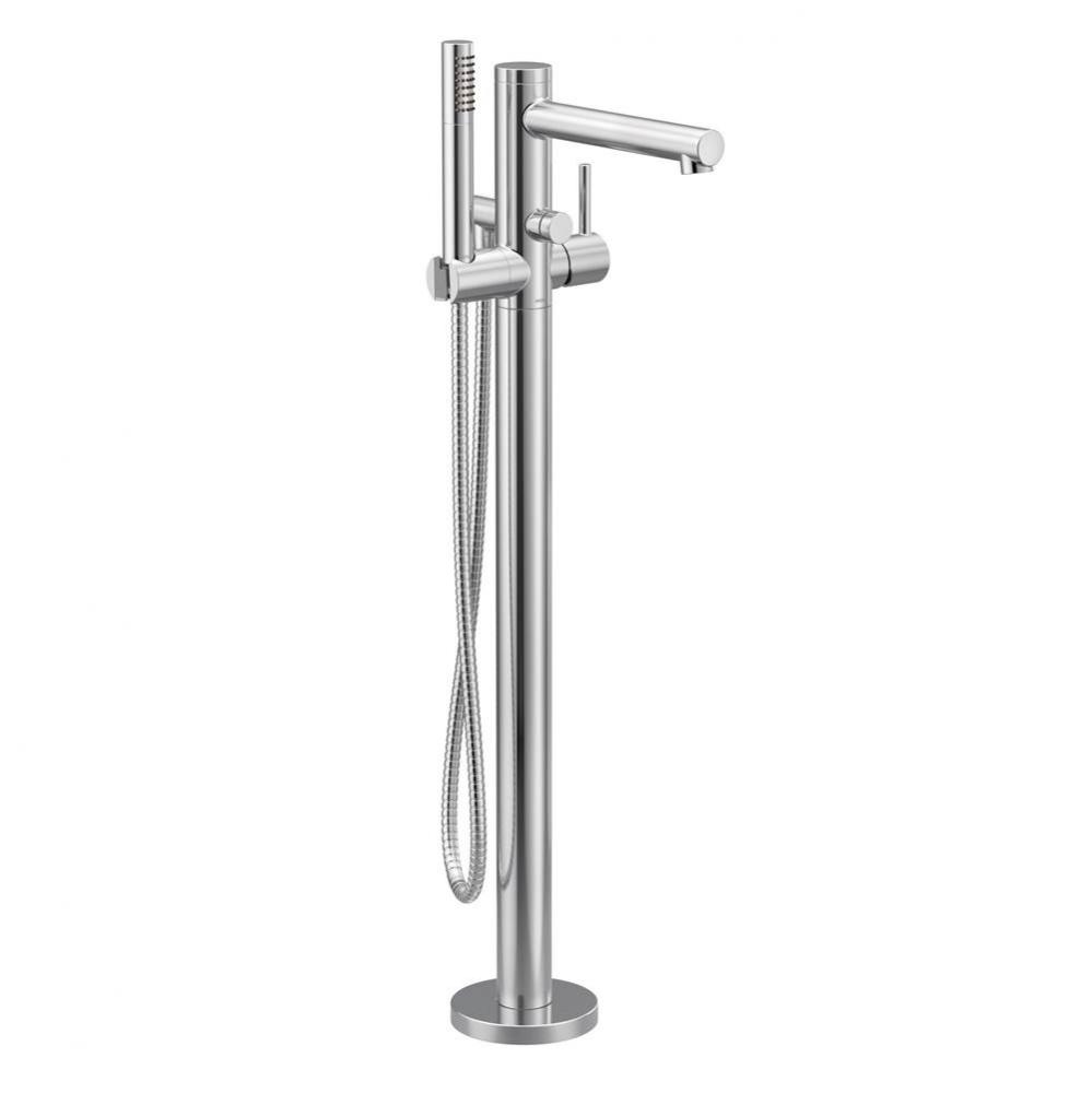 Align One-Handle Freestanding Floor Mount Tub Filler with Handshower, Chrome