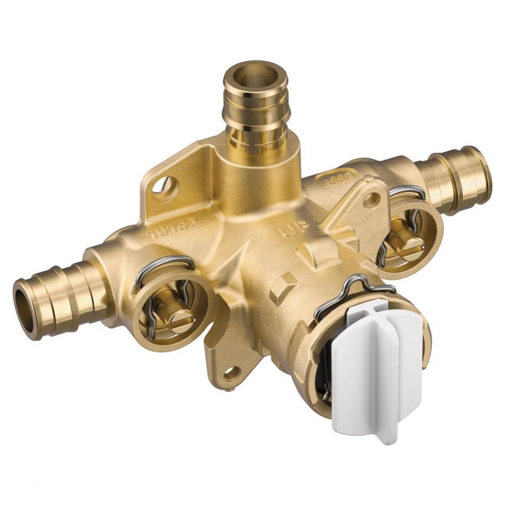 M-Pact Posi-Temp Pressure Balancing Valve with 1/2&apos;&apos; Cold Expansion PEX Connection