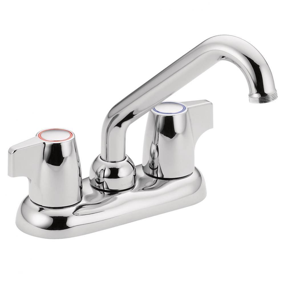 Chateau 4 in. Centerset 2-Handle Utility Faucet in Chrome