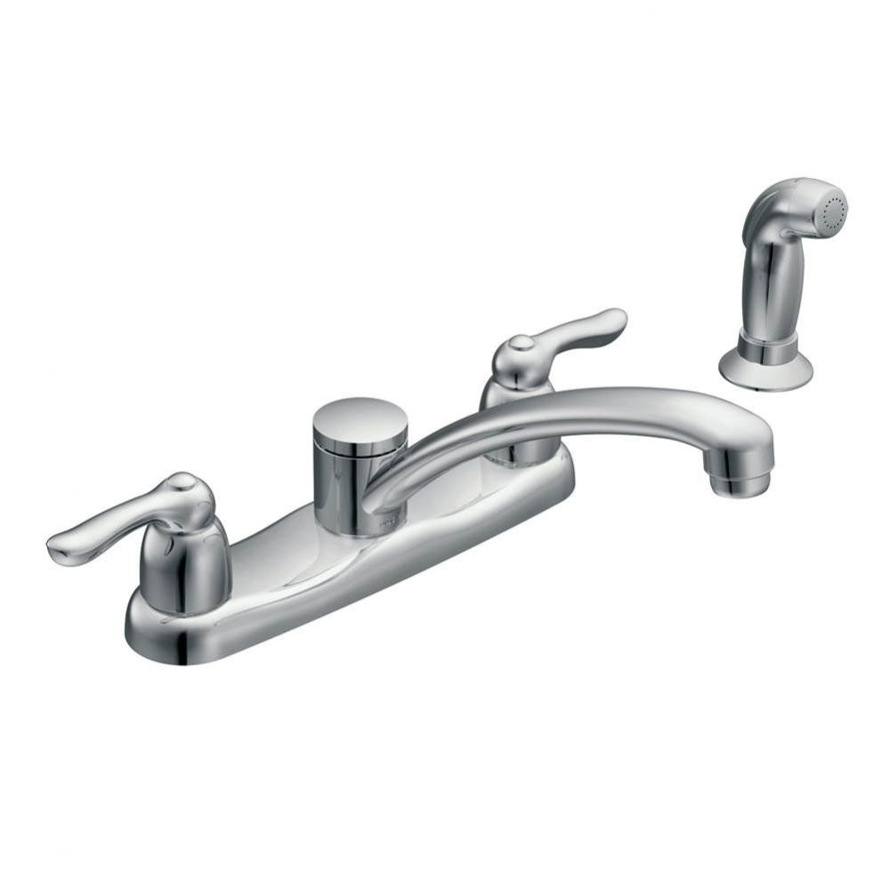 Two-Handle Kitchen Faucet, Chrome