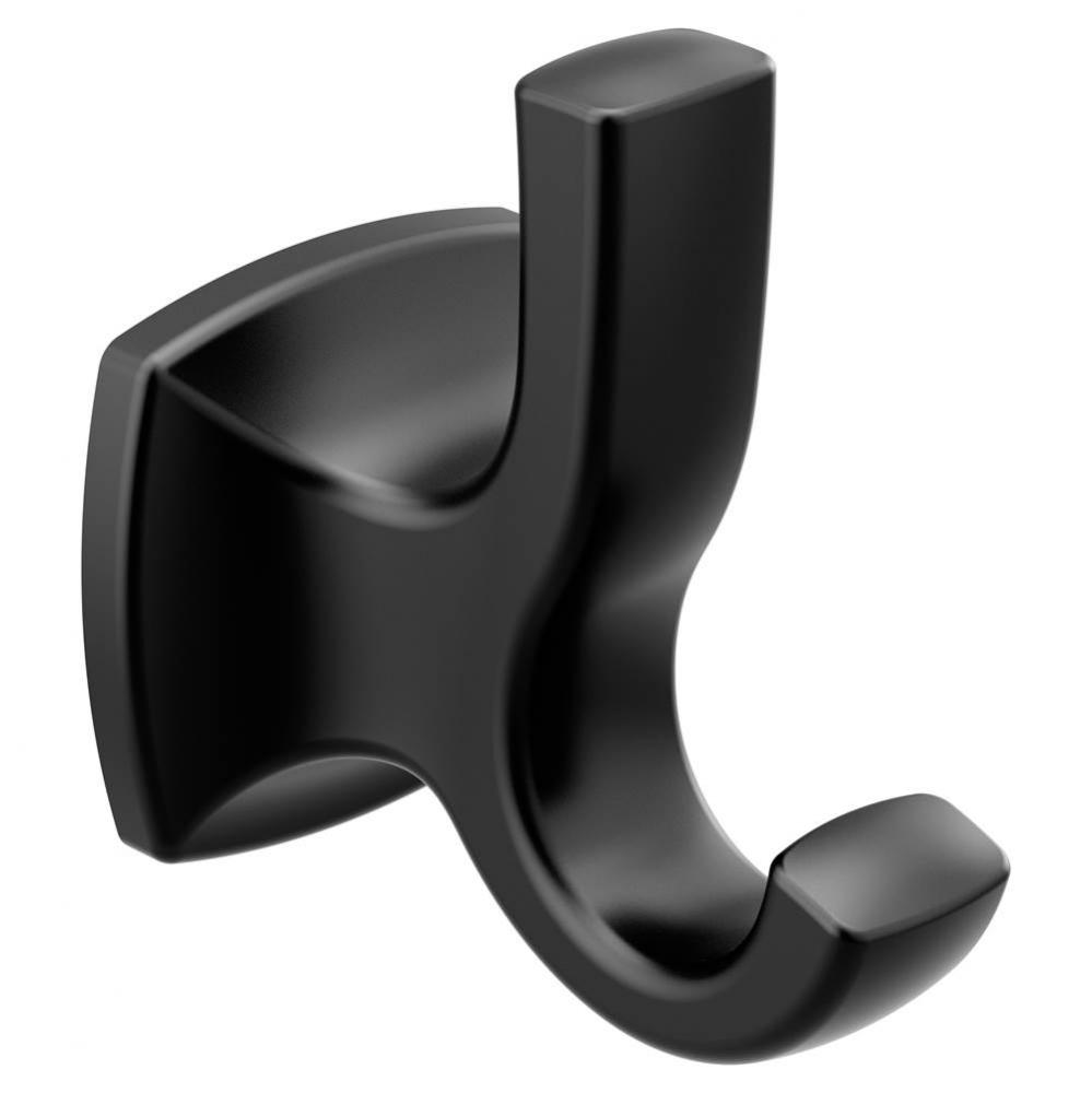 Matte Black Double Robe Hook