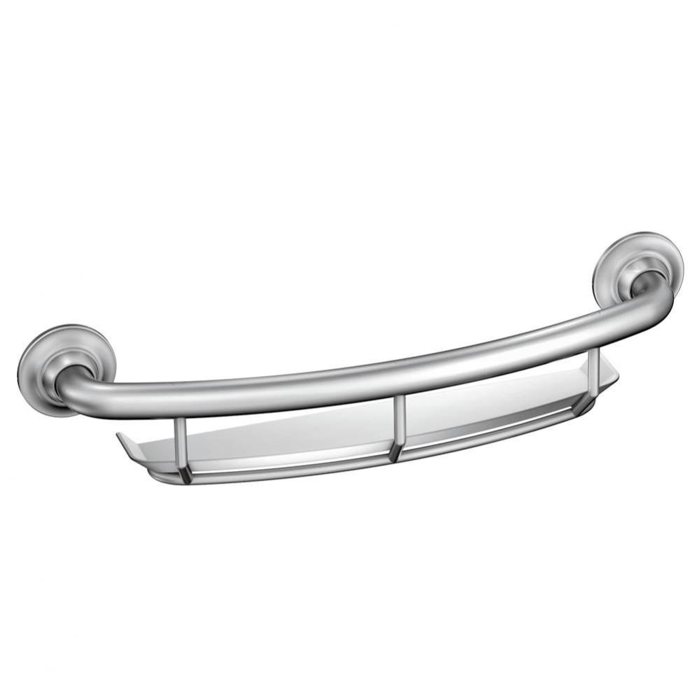 Chrome 16&apos;&apos; Grab Bar With Shelf