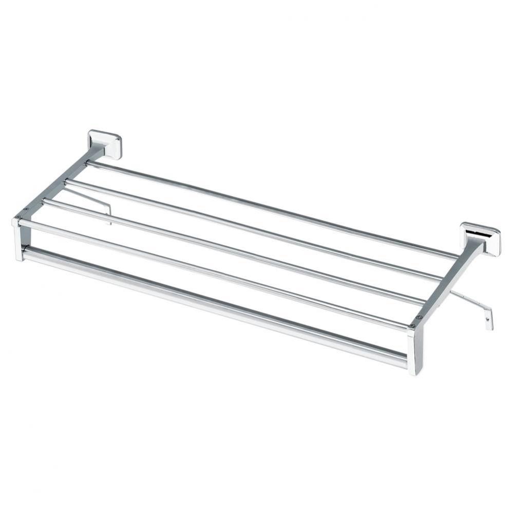 Chrome 24&apos;&apos; Towel Bar With Shelf