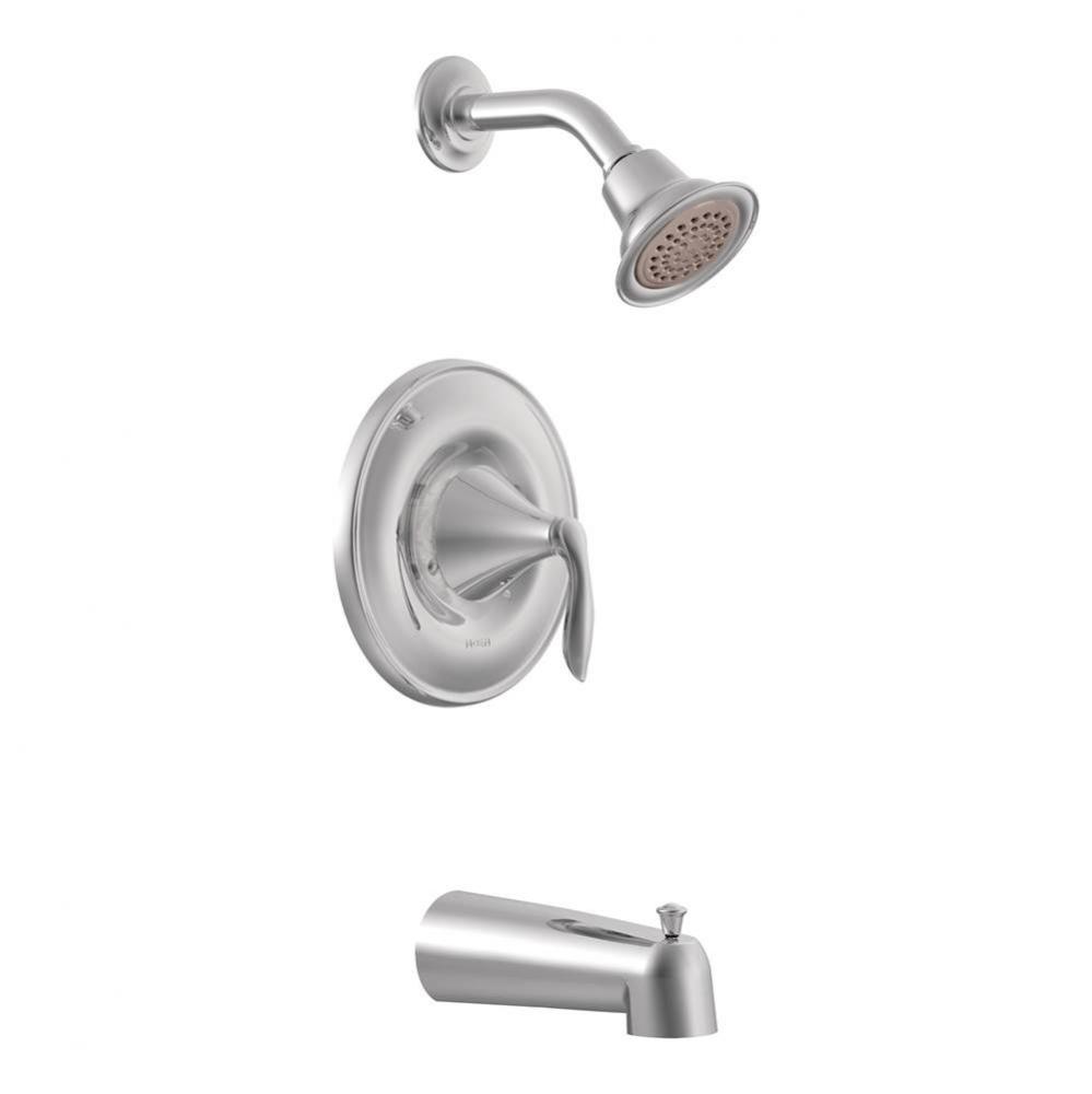 Eva 1 Handle Eco Tub &amp; Shower Trim Kit in Chrome