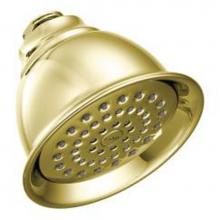 Moen 6302P - Polished brass one-function 4-3/8'' diameter spray head standard