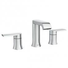 Moen 84763 - Genta Two-Handle Bathroom Faucet In Spot Resist Brushed Nickel