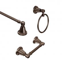 Moen DN3693ORB - Oil Rubbed Bronze Pivoting Paper Holder Towel Bar Towel Ring