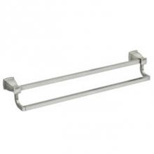 Moen MY3522BN - Brushed Nickel 24'' Double Towel Bar