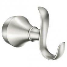 Moen MY6203BN - Spot Resist Brushed Nickel Double Robe Hook