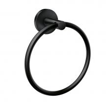 Moen Y5785BL - Matte Black Towel Ring